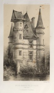Pl. 63, Antico maniero di La Fosse Saône et Loire, 1860