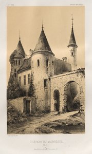 Château du Vaumissel Calvados, 1860 da Victor Petit