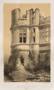 ...Pl. 99, Antico Castello di Belin Sarthe, 1860