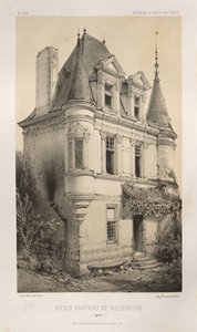 Antico Castello di Villeneuve Yonne da Victor Petit