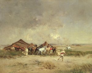 Accampamento arabo, 1872