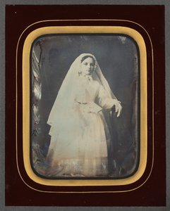 Ritratto di ragazza, c. 1853 (foto) da Victor Plumier