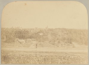 Pl. XVIII. Central Park visto dal Museo da Victor Prevost, Gaston L. Feuardent and Co., New York