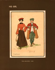 La sua ragazza, il campo da golf