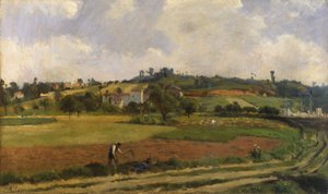 Paesaggio vicino a Pontoise, 1877-85 circa (olio su tela)