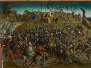 Conquista di Gerusalemme da parte di Tito (predella)