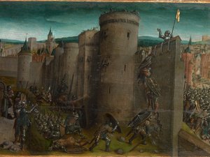 Conquista di Gerusalemme da parte di Tito (predella)