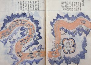 Mappe realizzate durante il viaggio di un