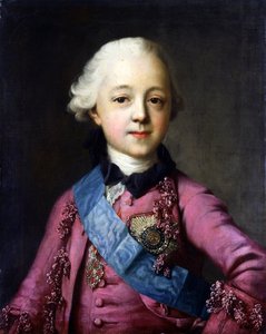 Ritratto del granduca Pavel Petrovich 1754-1801 da Vigilius Erichsen