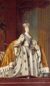 Caterina II di Russia in abito di incoronazione da Vigilius Eriksen