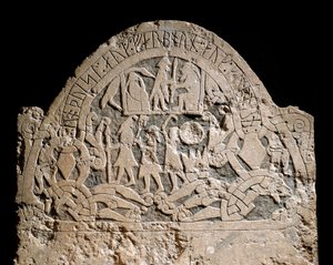 Pietra funeraria vichinga di Sanda da Viking