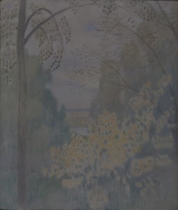 Albero di noce, 1905 da Viktor Elpidiforovich Borisov Musatov