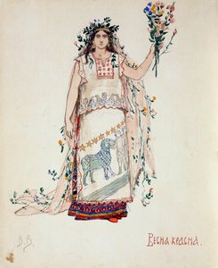 Bellezza primaverile. Costume per l