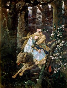 Lo zarevic Ivan che cavalca il lupo grigio, 1889