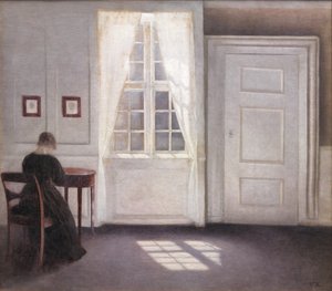 Interno in Strandgade, luce solare sul pavimento