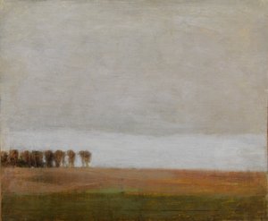 Veduta di Jægersborg Allé. Gentofte, a nord di Copenaghen da Vilhelm Hammershøi