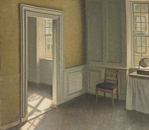 Camera da letto, Strandgade 30 da Vilhelm Hammershoi