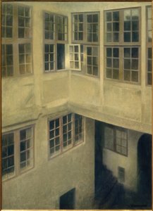 Cortile interno. Strandgade 30 da Vilhelm Hammershoi
