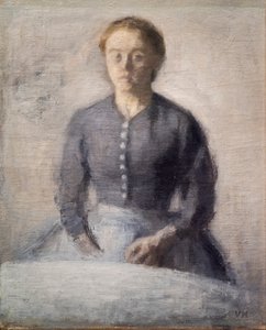Ritratto di Ida da Vilhelm Hammershoi