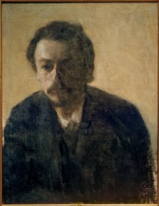 Autoritratto V.Hammershøi, 1891 da Vilhelm Hammershoi
