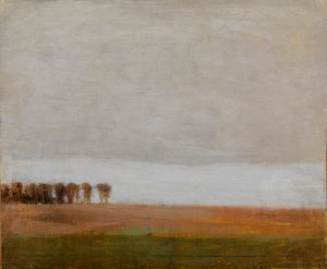 Veduta di Jægersborg Allé. Gentofte, a nord di Copenaghen da Vilhelm Hammershøi