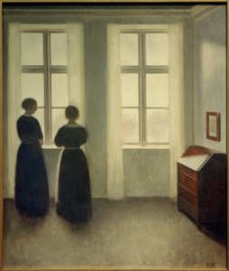 Due donne alla finestra da Vilhelm Hammershoi