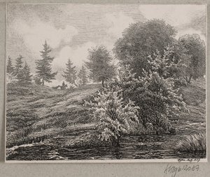 Colline vicino a una palude da Vilhelm Kyhn