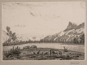 Regione montuosa in Tirolo da Vilhelm Kyhn