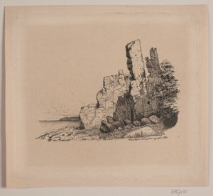 Costa rocciosa di Bornholm da Vilhelm Kyhn