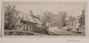 Scena di strada a Frederiksværk da Vilhelm Kyhn