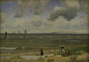 Spiaggia di Hornbæk nel nord di Sealand