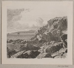 Paesaggio costiero di Bornholm da Vilhelm Kyhn
