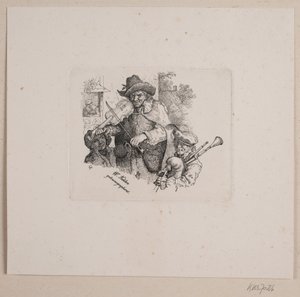 Musicisti itineranti da Vilhelm Kyhn