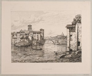 Parte presso Ponte Rotto a Roma da Vilhelm Kyhn
