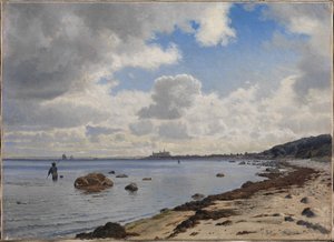 Costa settentrionale della Zelanda con vista su Kronborg