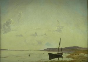 La costa a Frederiksund. Schizzo da Vilhelm Kyhn