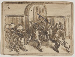 Carnevale a Nizza da Vilhelm Lundstrøm