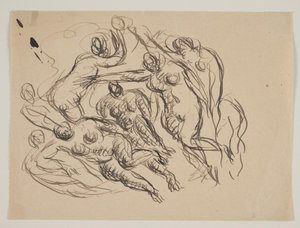 Composizione con sette donne nude
