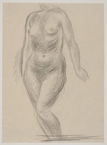 Modella femminile in piedi