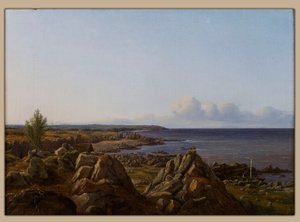 Vista della parrocchia di Østerlarsker da Vilhelm Petersen