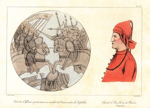 Battaglia di cavalleria tra Crociati e Saraceni da Villain Villain