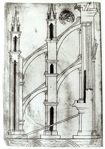 Ms Fr 19093 f.32v Sezione del muro e dell