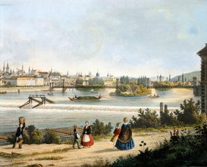 Praga sul fiume Moldava (Vltava)