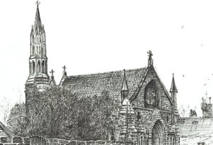 Chiesa a Stonehaven, Scozia, 2007 da Vincent Alexander Booth