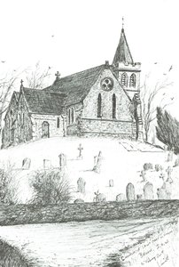Chiesa di Santa Maria Vergine, Brook, I.O.W. da Vincent Alexander Booth