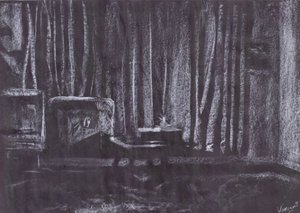 Tende alla luce delle candele da Vincent Alexander Booth