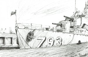 Destroyer 793 Boston Maritime Museum, 2003 da Vincent Alexander Booth