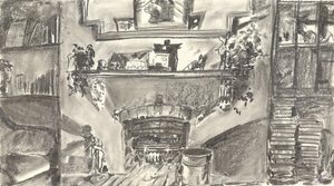 Accanto al fuoco alla luce delle candele da Vincent Alexander Booth