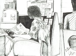 Lettura alla libreria Waterstones di Manchester, 2007