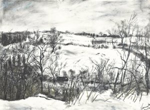 Neve sulla terra a Osmotherley